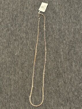 Giani Bernini Sterling Silver Multi-Tone Sparkle Chain Necklace, 20”